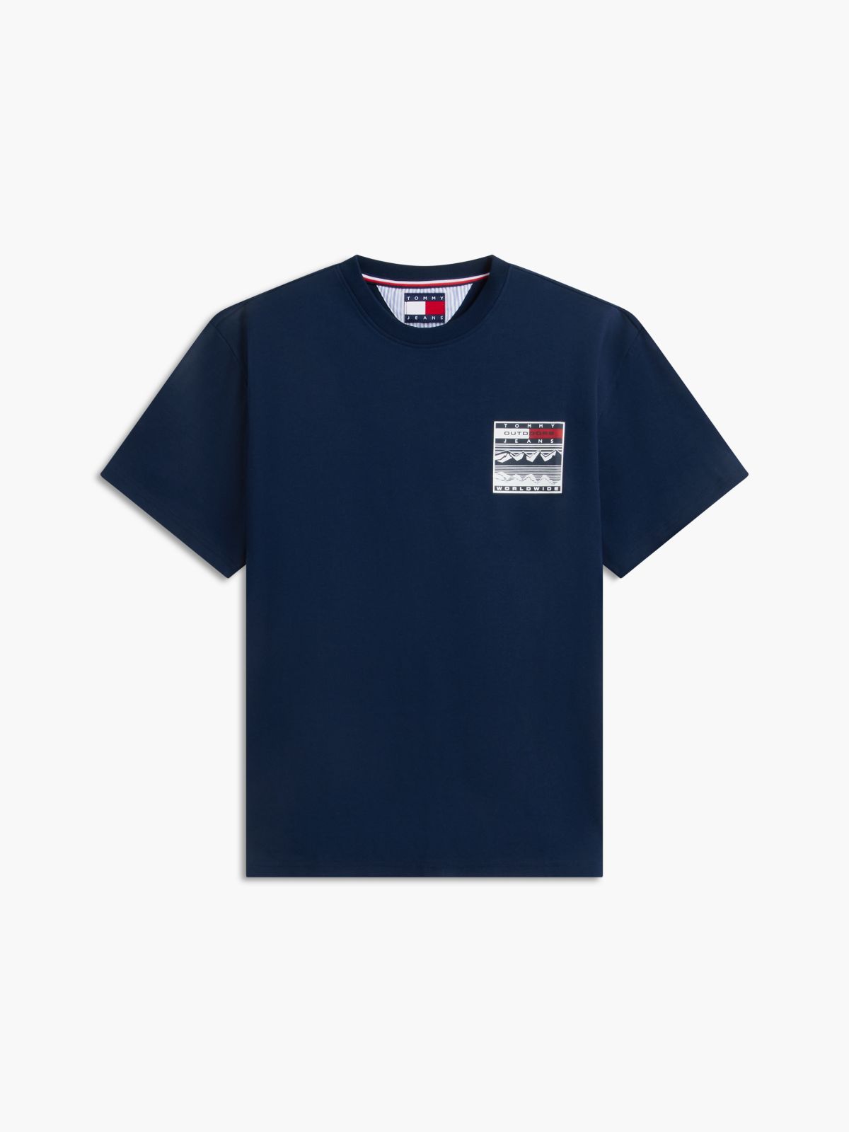Logo Relaxed Jersey T-Shirt — Blue