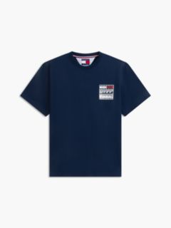 Logo Relaxed Jersey T-Shirt — Blue 5