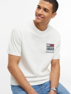 Logo Relaxed Jersey T-Shirt — White 3