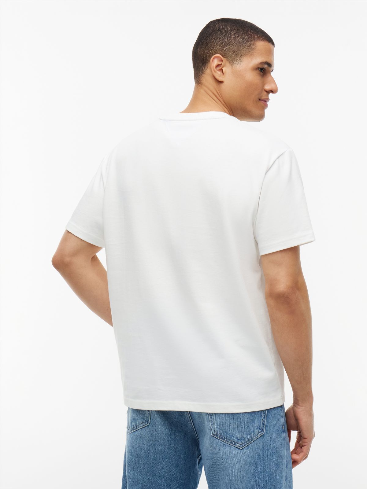 Logo Relaxed Jersey T-Shirt — White