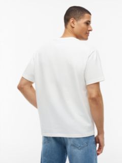 Logo Relaxed Jersey T-Shirt — White 4