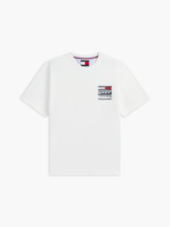 Logo Relaxed Jersey T-Shirt — White 5