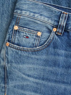 jean barrel ashton à coutures décalées denim pour hommes tommy jeans