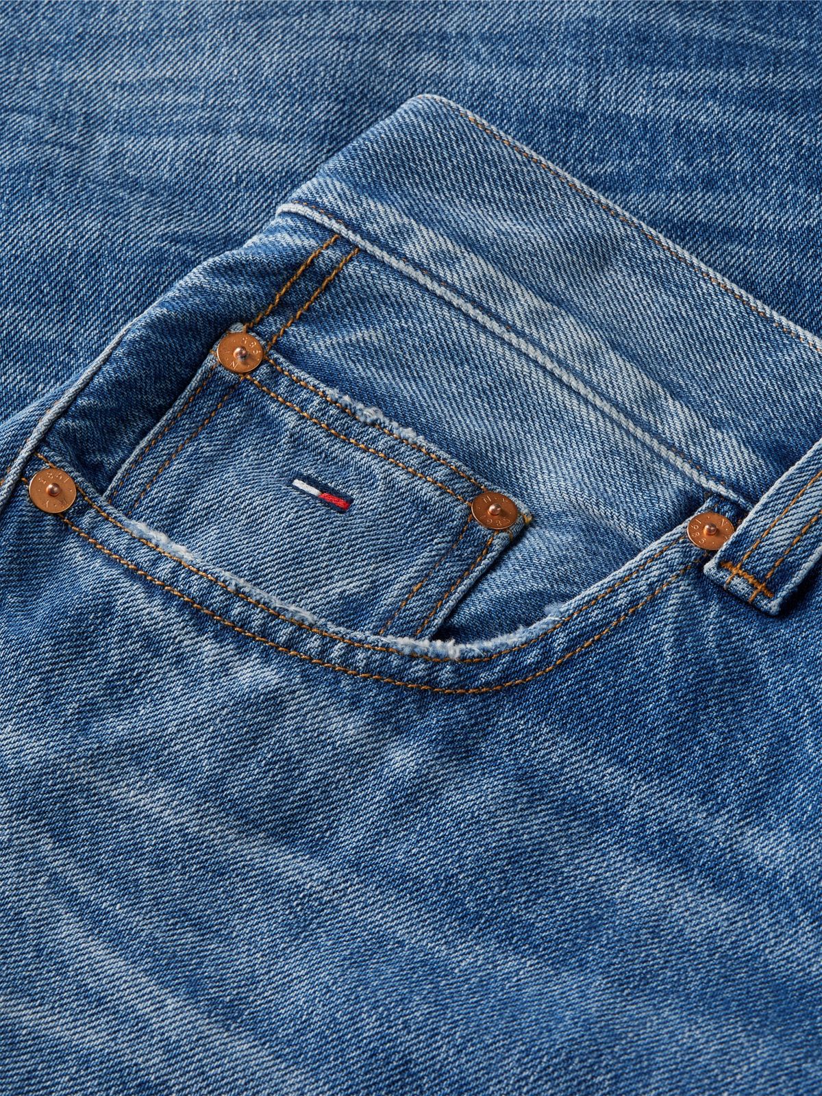 Ashton Barrel Twisted Seam Jeans — Denim