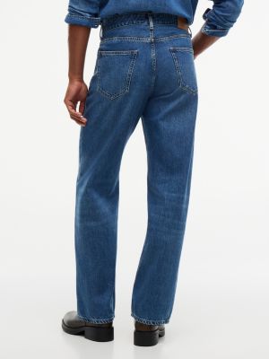 denim jaimie loose straight leg whiskered jeans for men tommy jeans