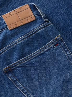 denim jaimie loose straight leg whiskered jeans for men tommy jeans