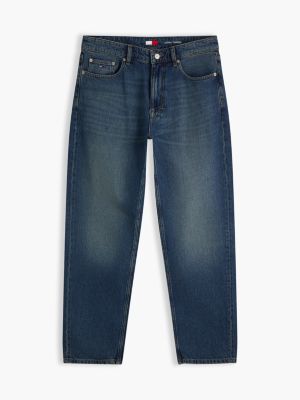denim sonny tapered leg whiskered jeans for men tommy jeans