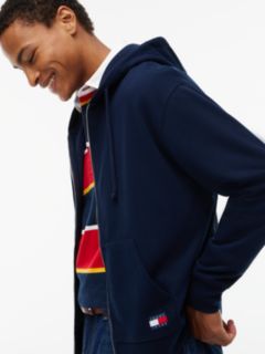 Classic Logo Relaxed Zip-Thru Hoody — Blue 3