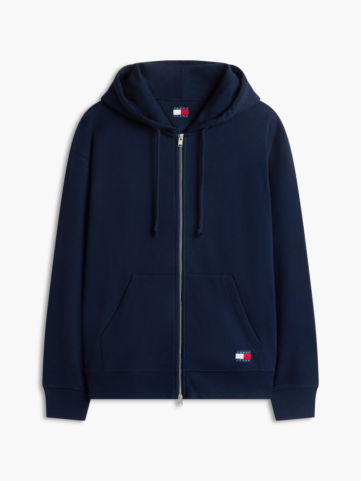 Classic Logo Relaxed Zip-Thru Hoody — Blue