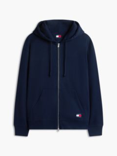 Classic Logo Relaxed Zip-Thru Hoody — Blue 5