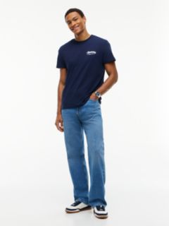 Logo Jersey Crew Neck T-Shirt — Blue 2