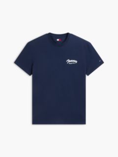 Logo Jersey Crew Neck T-Shirt — Blue 5