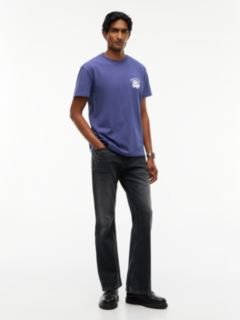Logo Jersey Crew Neck T-Shirt — Blue 2