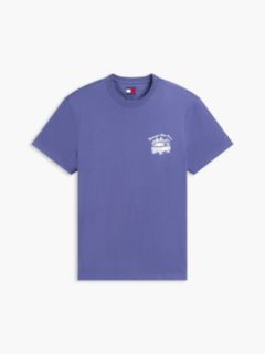 Logo Jersey Crew Neck T-Shirt — Blue 5