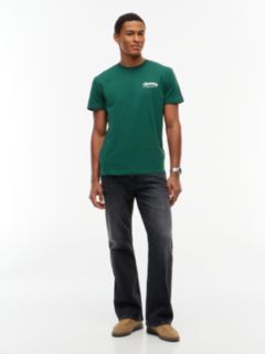 Logo Jersey Crew Neck T-Shirt — Green 2