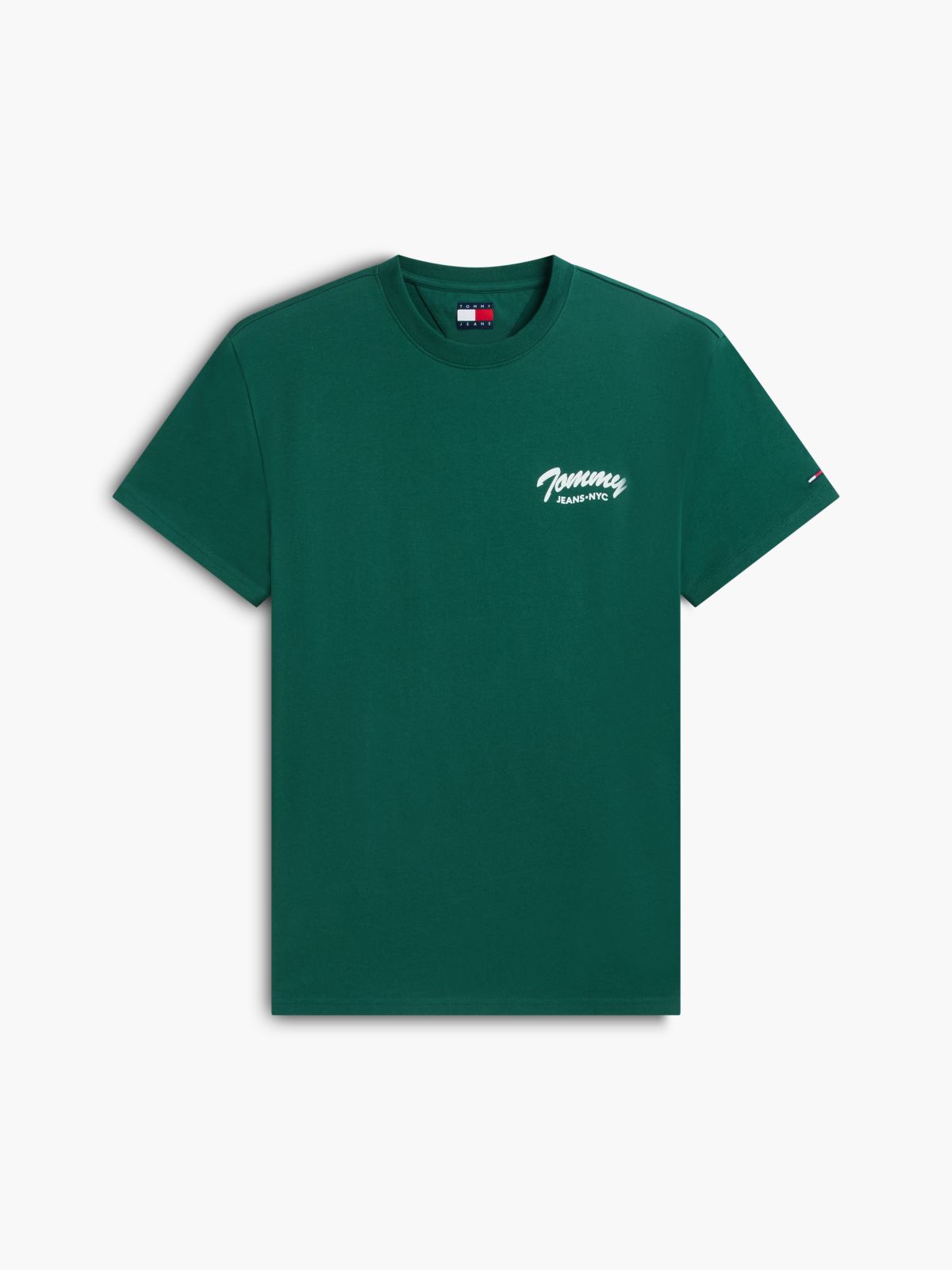 Logo Jersey Crew Neck T-Shirt — Green