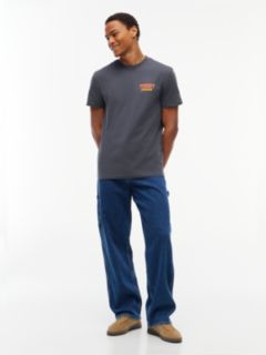 Logo Jersey Crew Neck T-Shirt — Grey 2