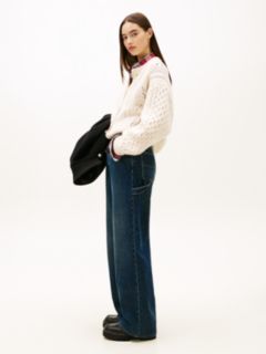 Tommy Girl Low Rise Relaxed Straight Leg Jeans — Blue 5