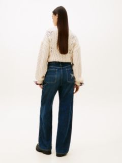 Tommy Girl Low Rise Relaxed Straight Leg Jeans — Blue 6