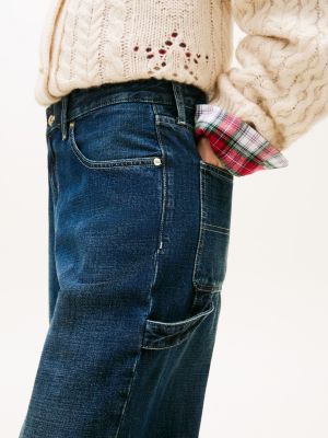 denim tommy girl low rise relaxed straight leg jeans for adults gender inclusive tommy jeans