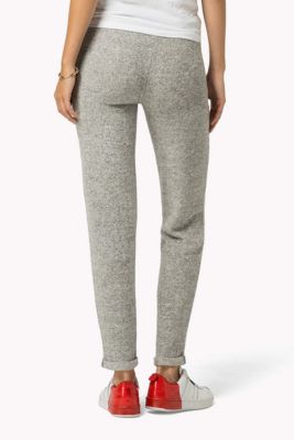 TMY Gray Melange Extra Detailed Comfortable Fit Cuffed Women's Sweatpants - 94587 - Alicante main image 1