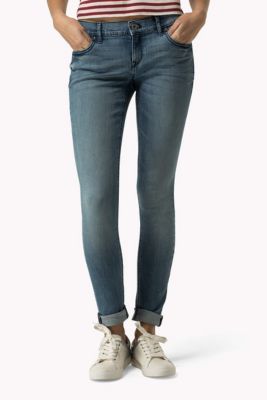 Noppies Jeans Gravidanza Over The Belly Skinny - Authentic Blue - Comfort E Stretch In Cotone Elastan - 4