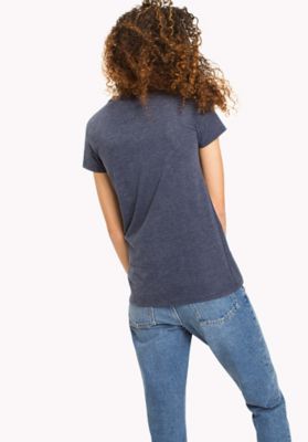 TOMMY HILFIGER Sportswear Division Damen T-Shirt New Doreen Baumwolle