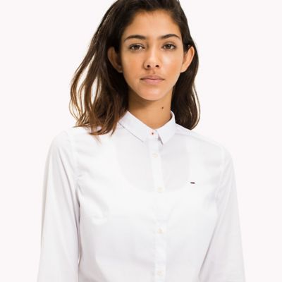 ÐšÐ°Ñ€Ñ‚Ð¸Ð½ÐºÐ¸ Ð¿Ð¾ Ð·Ð°Ð¿Ñ€Ð¾ÑÑƒ TOMMY  women  SLIM FIT POPLIN SHIRT