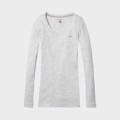 tommy hilfiger grey long sleeve