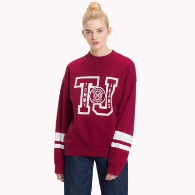 tommy jeans oversized logo sweatshirt