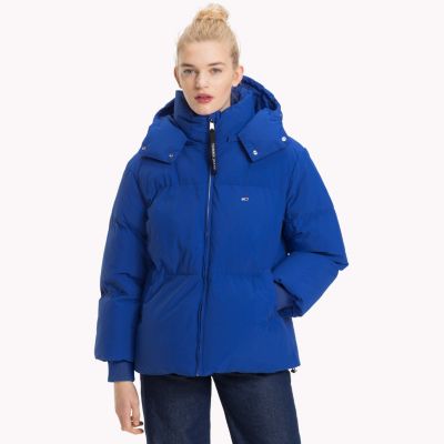 tommy jeans oversized hooded puffer jacket