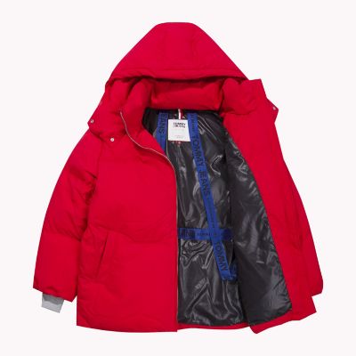 tommy jeans oversized hooded puffer coat