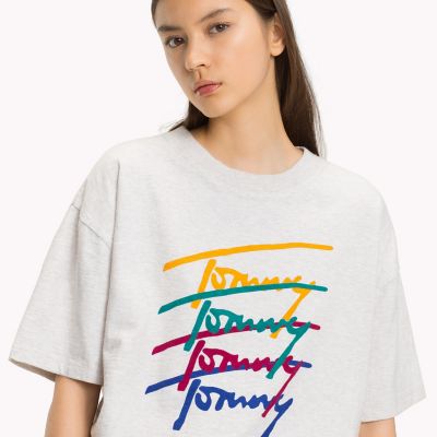 t shirt oversize tommy hilfiger