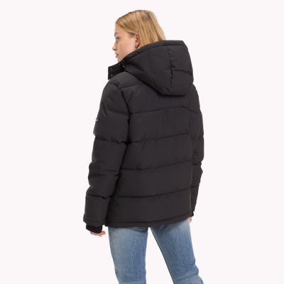 tommy hilfiger hooded puffer coat