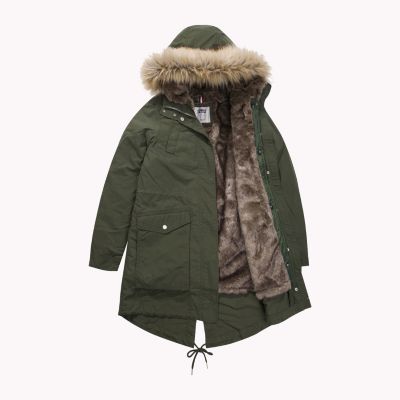 tommy hooded parka