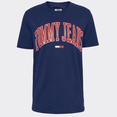 tommy jeans big logo t shirt