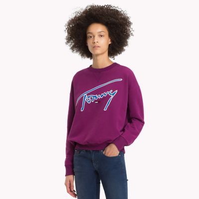 tommy jeans signature crew