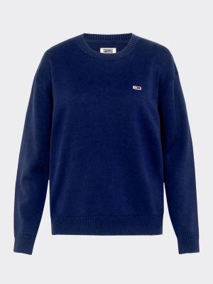 tommy jeans jumper blue