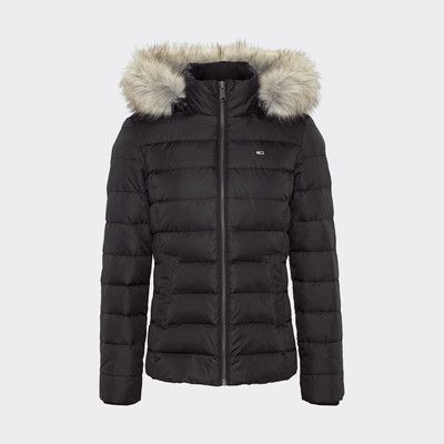 tommy hilfiger essential hooded down coat