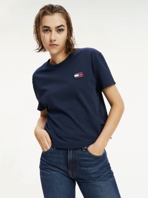 tommy jeans cropped t shirt