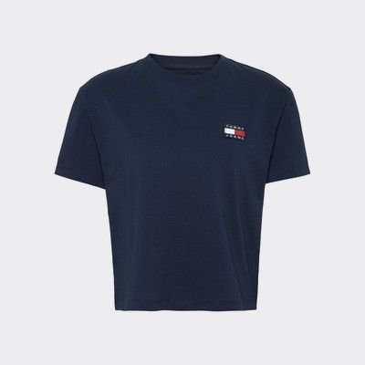 cropped t shirt tommy hilfiger