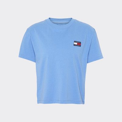 cropped t shirt tommy hilfiger