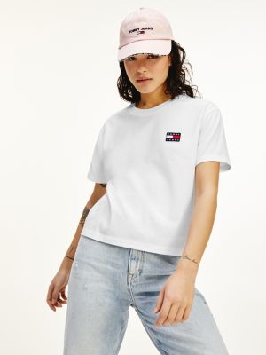 white tommy jeans t shirt