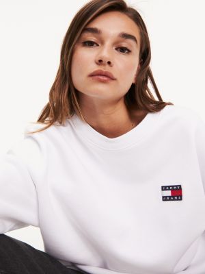 tommy jeans relaxed fit sweatshirt