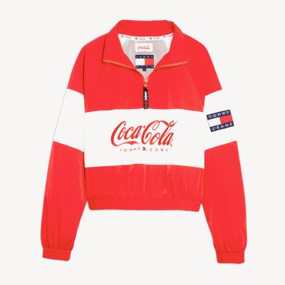 Coca-Cola Zip Neck Jacket | RED | Tommy 