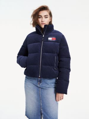 tommy jeans cord padded jacket