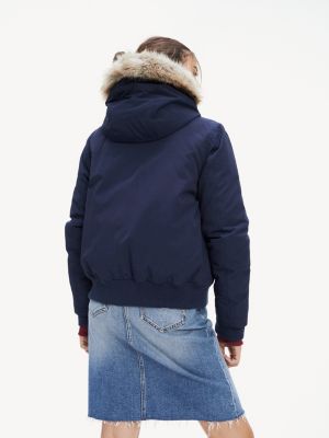 hooded down bomber tommy hilfiger