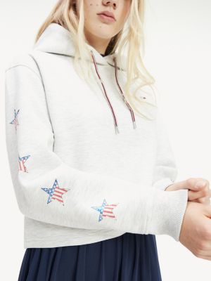 star sleeve sweatshirt