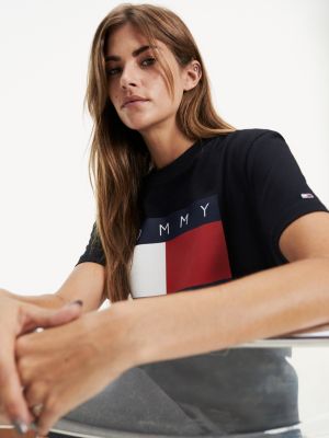 tommy jeans cropped shirt