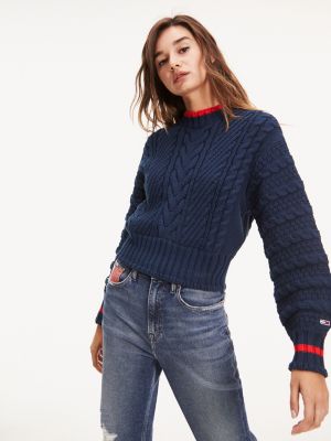 blue tommy jeans jumper